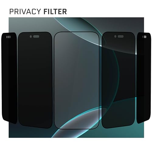 Image of Ghostek Tempered Glass Screen Protector Designed for Apple iPhone 17 (2-Pack) - Privacy