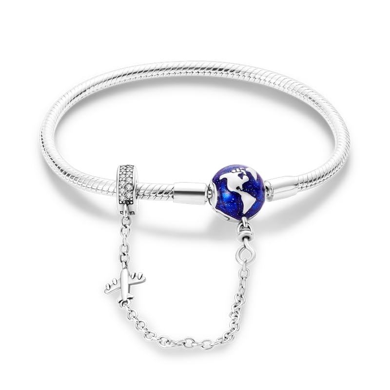 TINSLO Damen Armband 925 Sterling Silber, Armbänder mit Herz Verschluss Moments Schlangen Gliederarmband Armkette Valentinstag Muttertag Geburtstags Weihnachten Geschenk für Frauen Freundin Mama