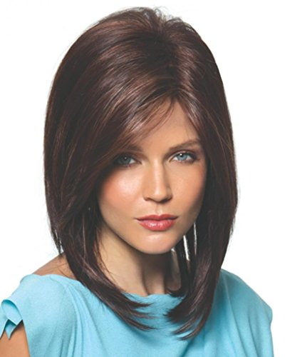JACKSON Wig #1669 designed by Noriko for Rene of Paris plus a FREE Revlon Wig Lift Comb! (Color Selected: TOASTED BROWN)