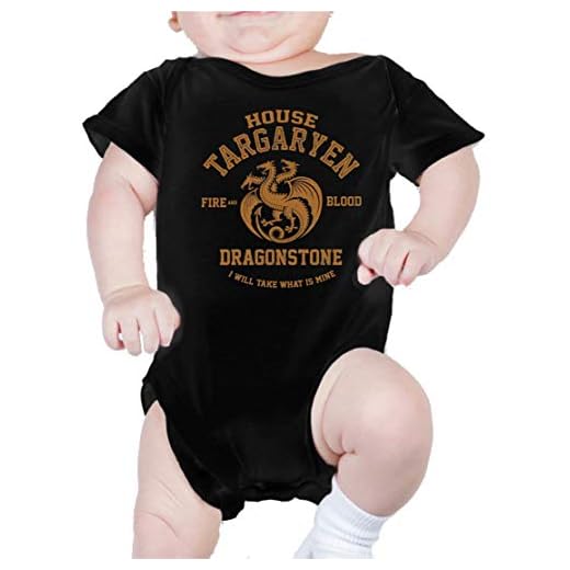 the Fan Tee Body de NIÑO Juego de Tronos Tyrion Snow Dragon Daenerys Stark 061 6 Meses