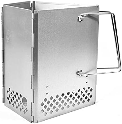 Charcoal Chimney Starter for BBQ - Barbecue Grill Firestarter - Large Size - All Metal Construction - No Lighter Fluid Required - Uses Natural Ventilation for Rapid Starting - by Cast Master Elite