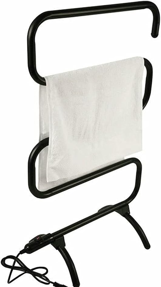 Towel Rack Electric Towel Rack Freestanding Stainless Steel Towel Heater Rail Quick Towel Dryer Heater Towel Warmer for Bathroom Plug-in Easy Install