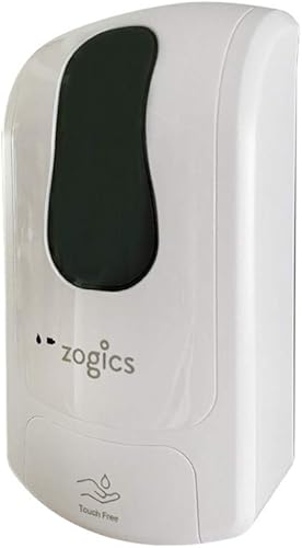 Miniatura 6 de Zogics Dispensador automático sin contacto para desinfectante de manos espumoso y jabones de manos, montado en la pared (negro)