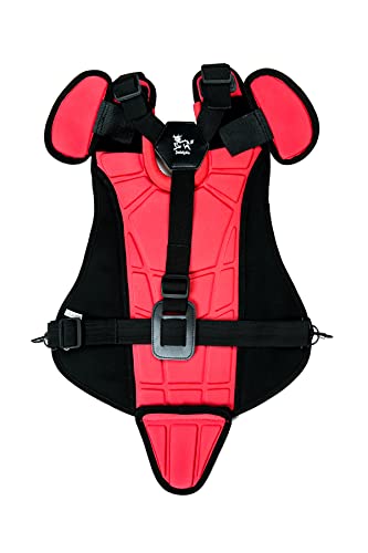 Jadekylin 14" Baseball Catcher Gear Youth 9 To 12 (Gray / Red) #TOP2