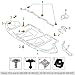 Woodzdon 60pcs Engine Undertray Cover Clips Screw Bolt Nut Kit for Audi A4 A6 A8 for VW Passat B5 4A0805121A 4A0805163 8D0805121B 8D0805121 8D0805960 Engine Under Cover Splash Guard Hardware Kit