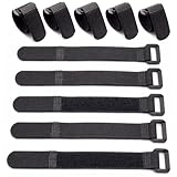 結束バンド マジック式 幅広 荷物 シンチストラップ 延長コード ケーブル ヨガマット ロープ ホース キャンプ用品 収納ストラップ 自転車 固定 整理 (2x20cm, 非伸縮)
