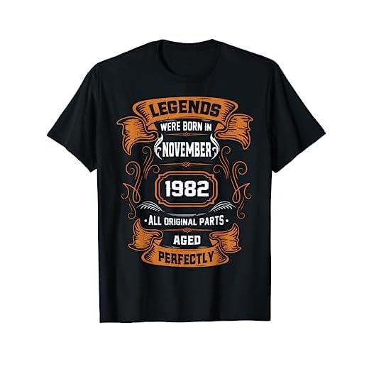 Las leyendas nacieron en noviembre de 1982 regalo de cumpleaños Camiseta
