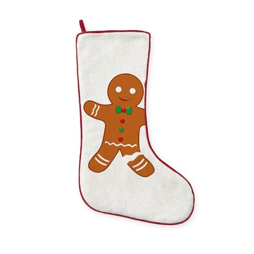 CafePress Oh Snap Gingerbread Man Traditional Christmas Stocking 7.5"x19"
