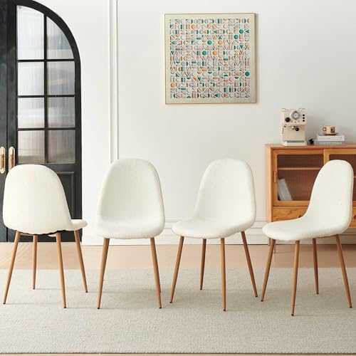 Homedot Dining Kitchen Chairs Set of 4, Modern Upholstered Living
