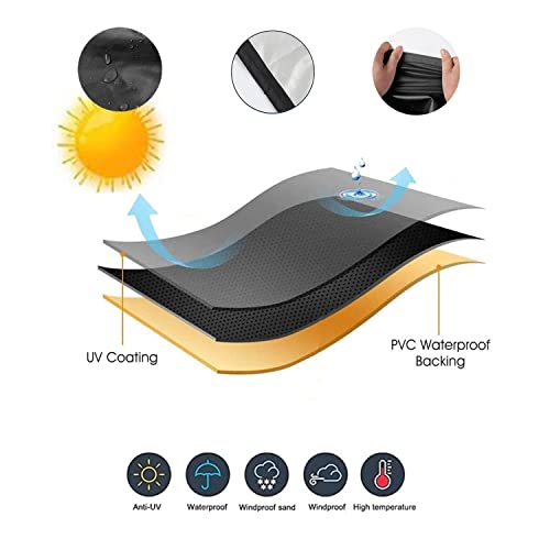 image for CoverFml Patio Umbrella Cover-420D Waterproof Outdoor Umbrella Cover-F