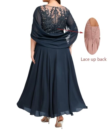 Mother of The Bride Dresses for Women Plus Size Lace Evening Formal Gowns for Wedding2