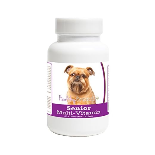 Healthy Breeds Brussels Griffon Senior Dog Multivitamin Tablets 60 Count