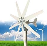 20000W Wind Turbine Generator Kit - 8-Blade High-Efficiency Wind Power System for Home Roof, 12V/24V/48V/110V/220V, Complete with Controller for Ultimate Renewable Energy Solutions