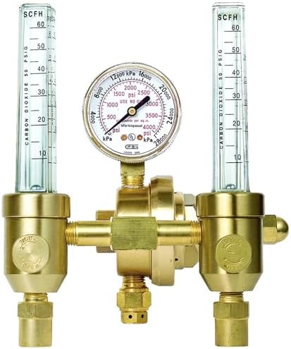 GW 33-196AR-60 Dual FLOWMETERS- AR/CO2- GCA580