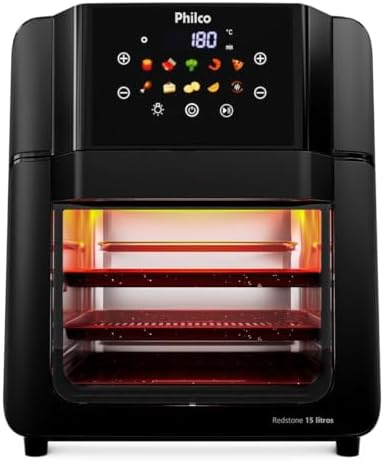 Air Fryer Oven Philco 15L Redstone 10 Funções PAF15C 127V