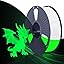 Petg Glow in the Dark-white to Glow Green