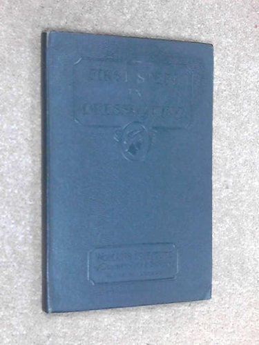 First Steps in Dressmaking B00US74W8Q Book Cover