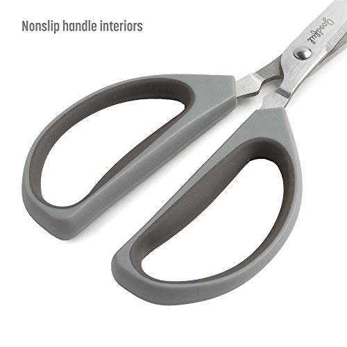 Goodful All Purpose Kitchen Shears, Heavy Duty Stainless Steel Scissors, Comfort Grip, Micro-Serrated