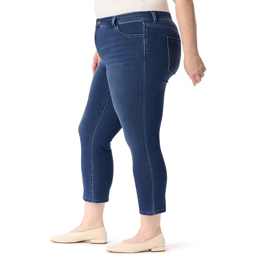 Gloria Vanderbilt Women's Cali 5-Pocket High Rise Straight Leg Ankle Standard2