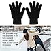 GLEDLOVES 3 Pairs Winter Magic Gloves Adults Warm Stretchy Unisex Black Men Women Teens Magic Knit Gloves- One Size Fits Most