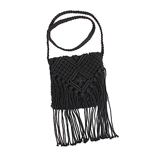 2pcs Small Cross Body Crochet Bag Crochet Crossbody Purse Crochet Cross Body Bag Bohemian Shoulder Bag