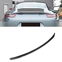 Kompatibel für Porsche 991 2011-2016, Auto Kohlefaser Heckflügel Kofferraumspoiler Kofferraum Flügel Lippe Spoiler Bodykits Zubehör