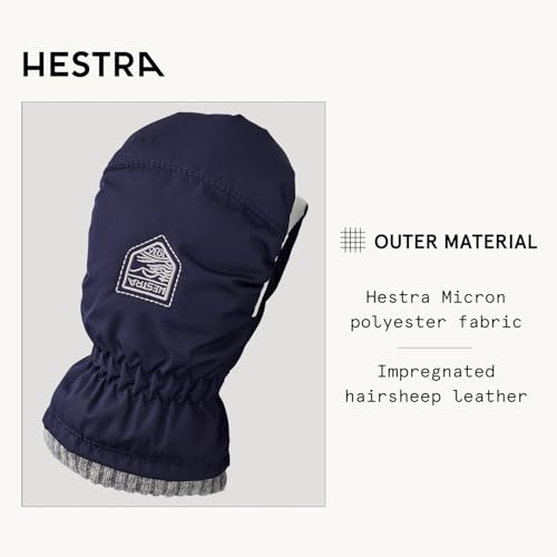 Image of Hestra My First Mitt (Child 0-4yrs) I Waterproof, Insulated Winter Mittens for Babies & Toddlers for Snow or Cold Weather