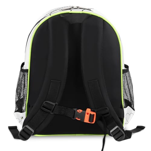 Sac à dos abeille école maternelle enfant mixte avec cœurs colorés - 2
