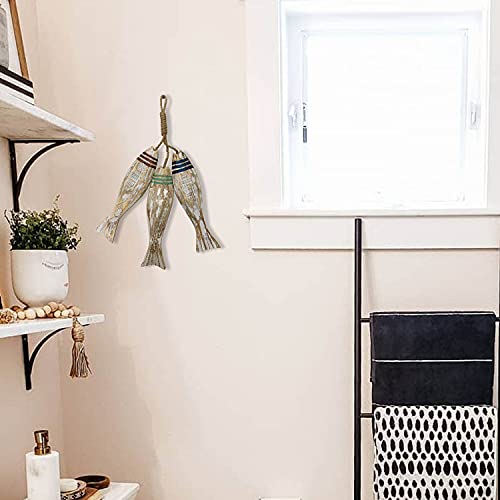 Gaplum Set Of 3 Carved Wooden Fish Wall Hanging Nautical Ornaments Hand Carved Wood Fish Wall Hanging Sculpture Wooden Fish Lake House Decor Indoor Outdoor Decoration #TOP4