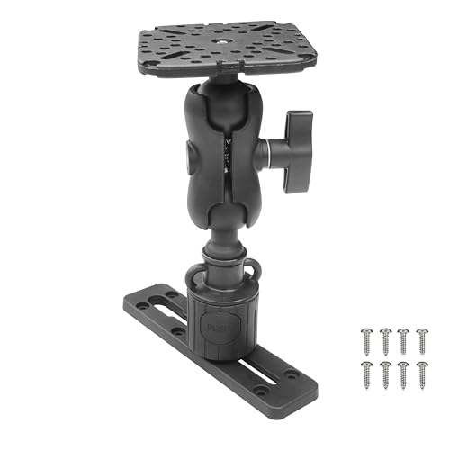 Fish Finder Mount Base, 360° Rotating Boat Electronics Finder Holder