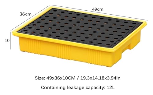 Plateforme de rétention déversements fûts palette modulaire étanche entrepôt