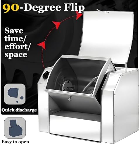 10KG Electric Stand Mixer, Commercial Dough Mixer for Bread & Pasta, Timed Kitchen Food Mixer, Heavy Duty Flour Kneading Machine, Perfect for Baking Enthusiasts