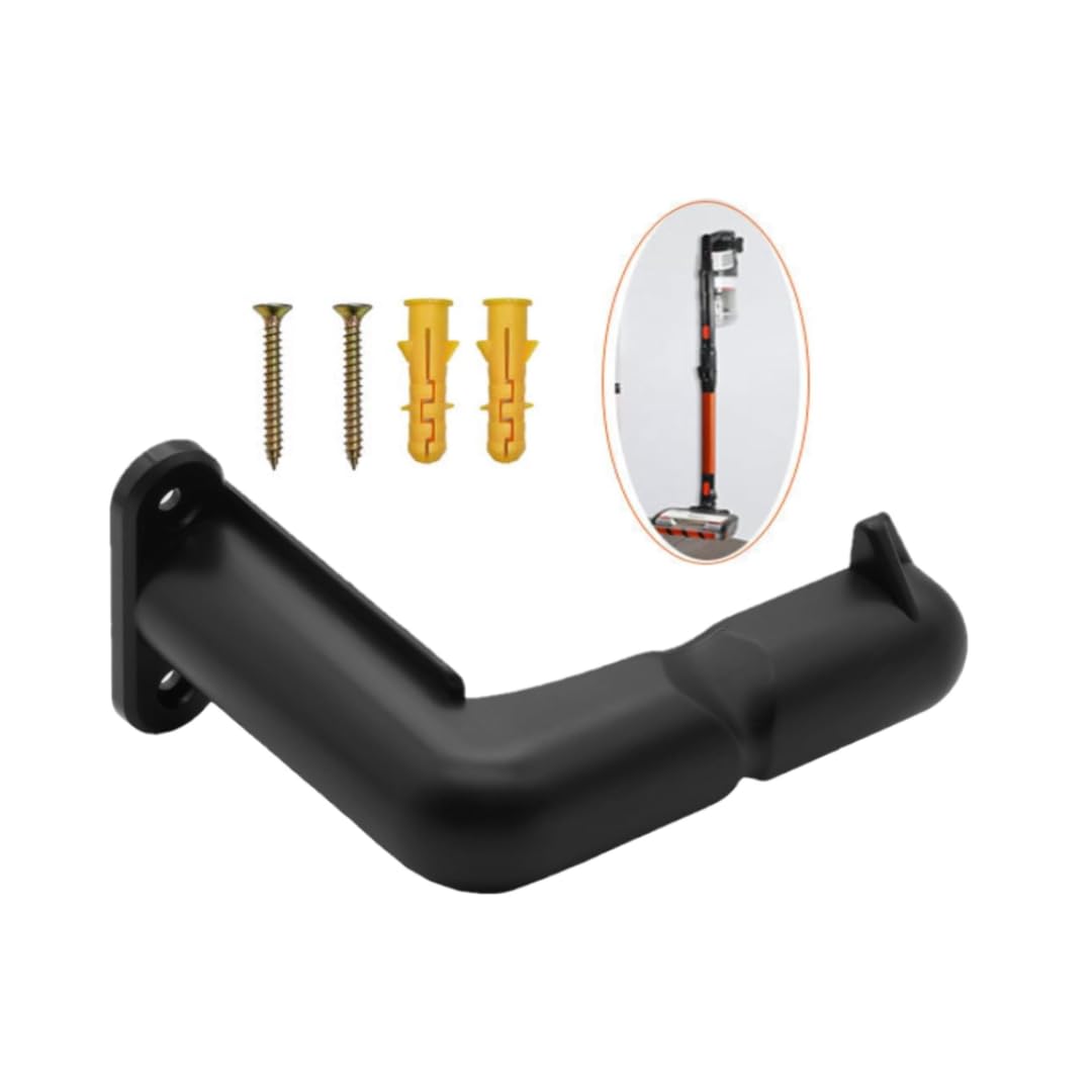 Utiz Black Wall Mount Bracket For Shark Hoover Dyson Vac Ix141 Iz562h Iz682h Iz361h Iz462h Iz163h Iz363ht Iz483h V8 V10 V11 Cordless Cleaner With 2 Screw & Plugs