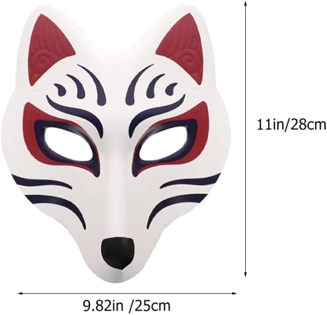 MAGICLULU 2Pcs DIY Unpainted Masquerade Mask Blank Mask for Halloween Christmas Party Decors