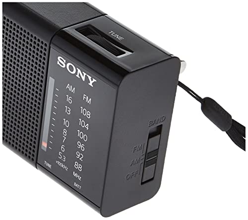 Sony Rádio portátil Am/FM rádio de áudio doméstico preto (ICF-P36)