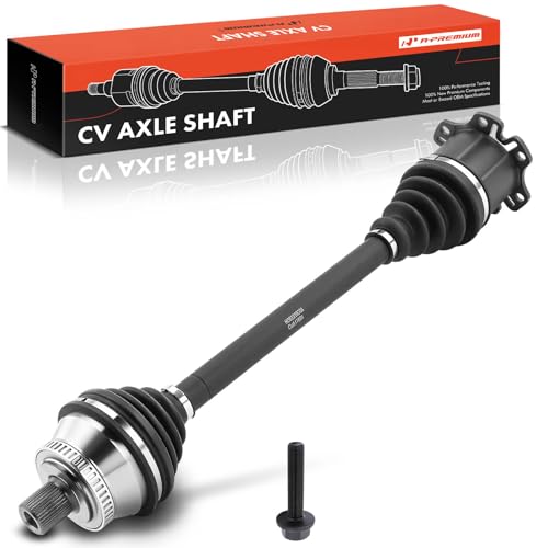 A-Premium CV Axle Shaft Assembly Compatible with Audi Models - A4 2004-2007, RS4 2007-2008, S4 2004-2008, 1.8L 2.0L 4.2L, Manual Transmission - Front Left Driver Side