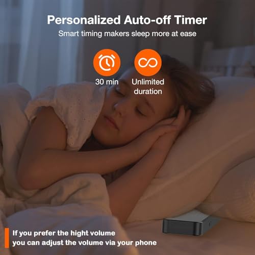Image of Bone Conduction Bluetooth Pillow Speaker for Sleeping, Portable Sleep Bar Perfect for Side Sleepers, Speaker with Stereo Bass-30 /60-Min Timer, Volume Control, TF Function, Privacy&Meditation