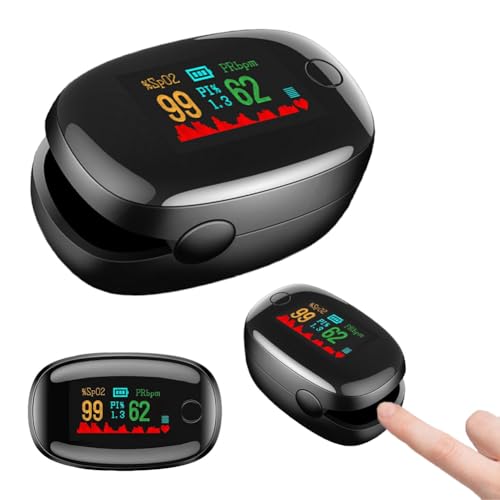 GETBSTOOP Pulse Oxygen de oxímetro Aximéree Monitor de oxígeno-oxígeno Monitor de oxígeno Adultos y niños fáciles de usar en el medidor de saturación de Home-O2 Pulse-oxímetro