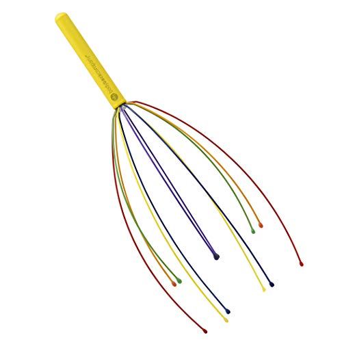 Body Back Scalp Massager/Head Massager for Stress Relief, Head Scratcher, Rainbow