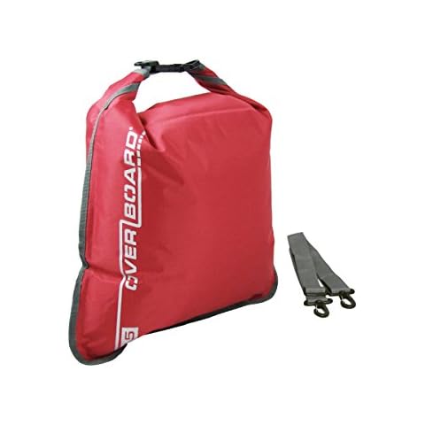 Overboard Waterproof Dry Flat Bag, Red, 15-Liter Cover