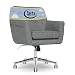 Serta Style Ashland Home Office Chair, Twill Fabric, Gray
