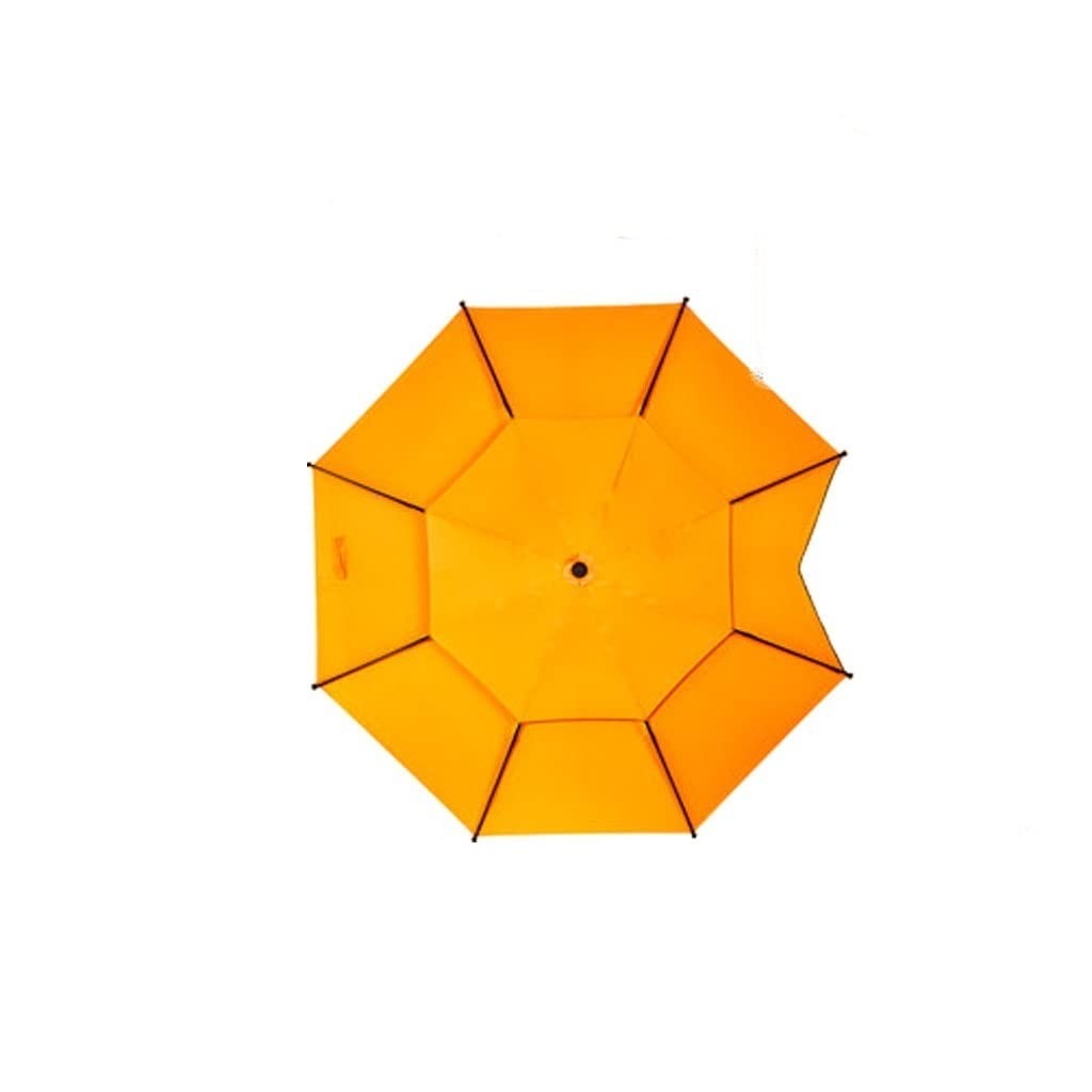 Parasol wędkarski z nadrukiem cyfrowym/wzmocnienie/deszcz filtr przeciwsłoneczny/osłona przeciwsłoneczna/na zewnątrz/wędkarstwo/duży parasol wędkarski parasol wędkarski (kolor: A, rozmiar: 2,4 m), Złoty, 2.4M