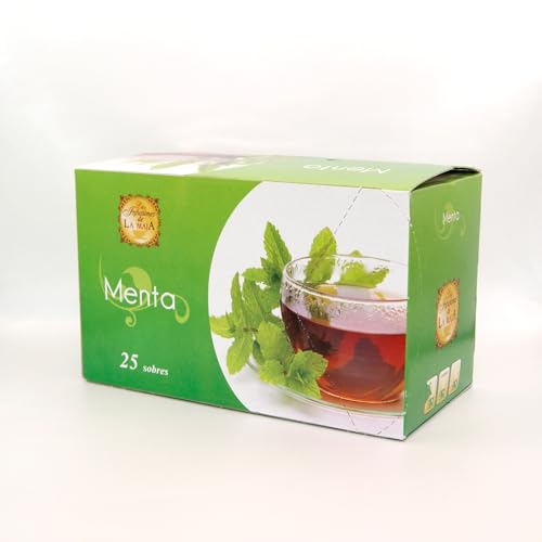 La Maja - Infusión Natural - Poleo Menta - Caja de 25 Sobres - Propiedades Relajantes y Digestivas - Infusión con Alto Contenido en Minerales - Ideal para Combatir la Hinchazón