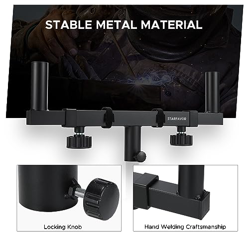 Starfavor Dual Speaker Pole Mount, Speaker Mounting Brackets For Pa Speaker/Dj Speaker/On Stage Speaker thumb #3