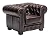 Produktbild Woodkings® Chesterfield Sessel antik Echtleder Bürosessel Polstermöbel Designsessel Federkern Unikat Herrenzimmer englisches Leder Stilsessel (antik braun)