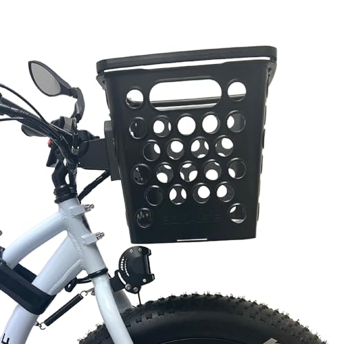 Ebike Front Quick Release Basket Large Capacity for Shopping, Grocery, Outdoor Activities - Thumbnail 4