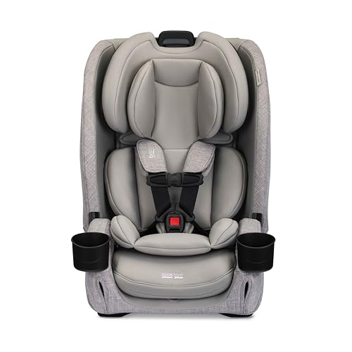Image of Britax One4Life Slim All in One Car Seat, Up to 10 Years Use - Parchment | Rear Facing, Forward Facing, & Booster Mode, 17.5 inch Slim Car Seat Design, Easy Installation With ClickTight, SafeWash Fabrics