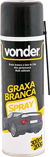 Graxa em spray branca, base de lítio, 200 g VONDER