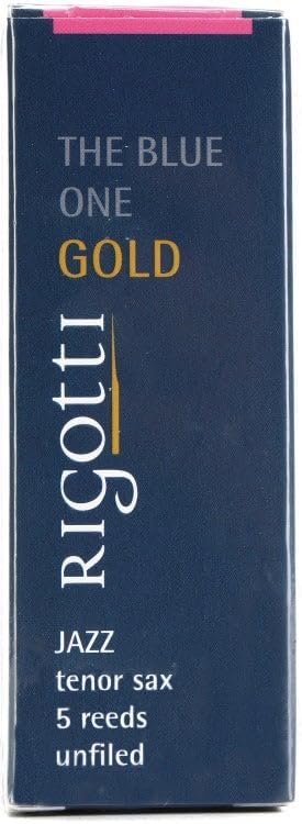 Rigotti RG5.JST Gold Jazz Tenor Saxophone Reeds - 3 Light (5-pack)