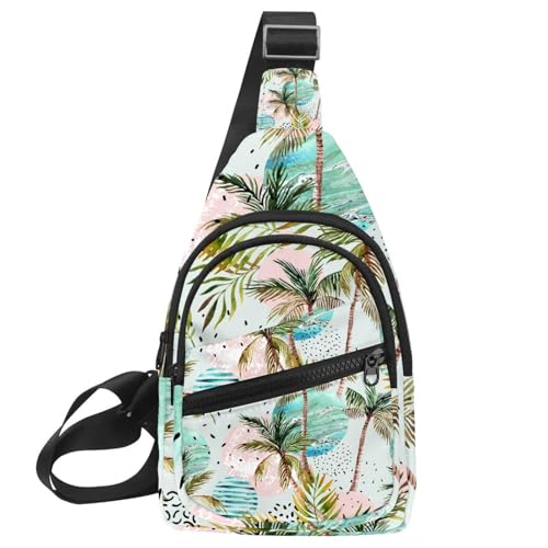 Sac de poitrine tropical pour homme : fini les poches déformées grâce à ce petit sac